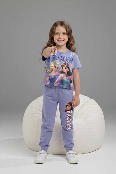 Yağmur Giyim PJKKE Frouu cu model Set cu mâneci scurte pentru fete cu trening...