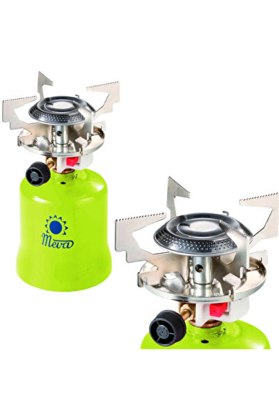 meva Aragaz de camping pe gaz cu cartușe de gaz perforate, aprinzător piezo F...