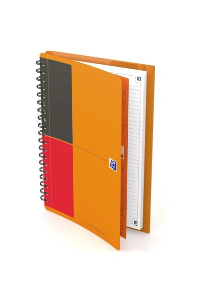 Oxford Caiet cu spirala B5, Int. Meetingbook, 80 file - 80g/mp, Scribzee, cop...