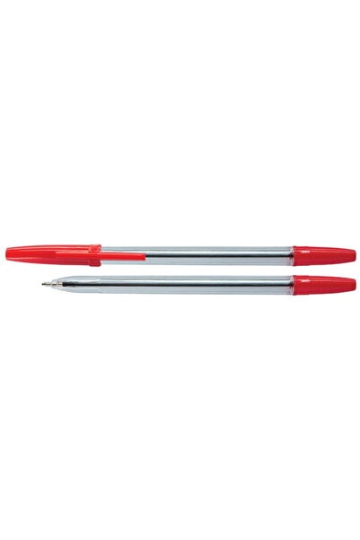 OFFICE products Pix transparent de unica folosinta , varf 1.0mm, - rosu