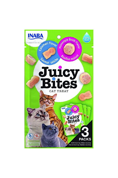 Inaba Juicy Bites, Pui/Ton, 3 x 11.3 g