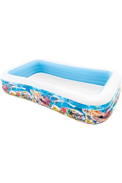 Intex Center Family Pool, 305x183x56 cm, design marin