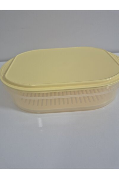 Tupperware وعاء تخزين مع شبكة (حامل الجبن)