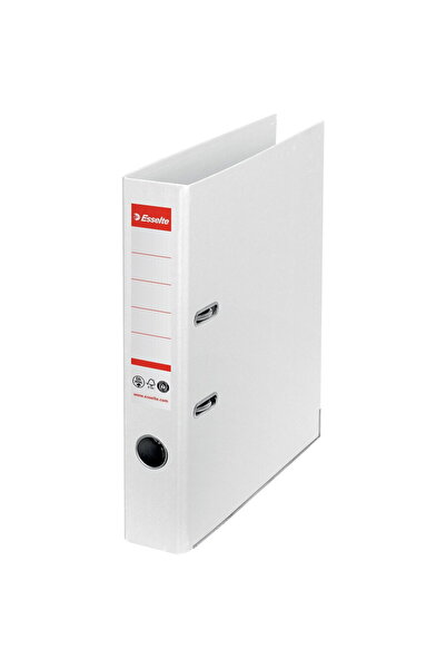 Esselte Biblioraft No.1 Power Recycled, CO2 neutral cardboard, A4, 50 mm, white