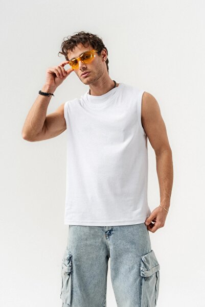 go gang own Blank Sleeveless Crew Neck T-Shirt