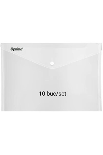 Optima PP document protection folder A5 landscape, staple closure, 10/set, - ...