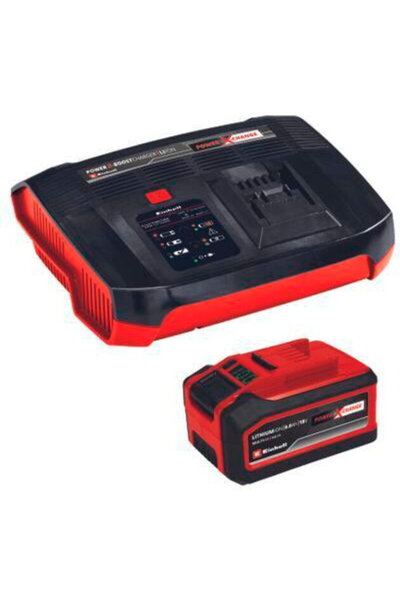 Einhell PXC starter kit, Power-X-Change charger Power X-Boostcharger 6A (blac...