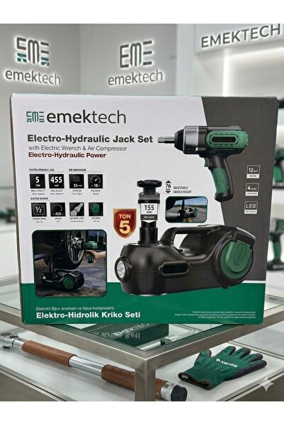 PİNK İTHALAT EMEKTECH 3’ü 1 Arada Profesyonel Yol Yardım Seti (5 Ton)