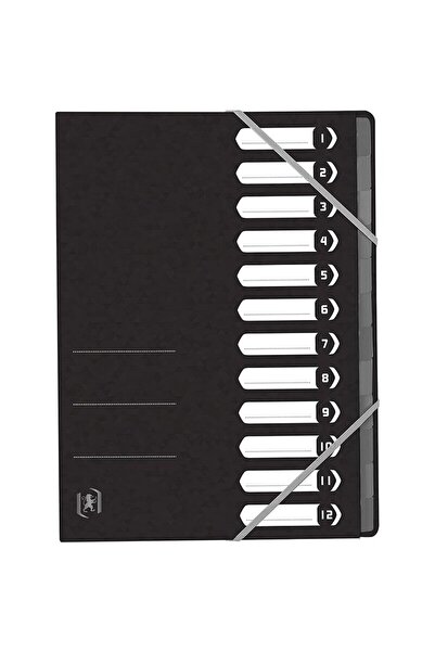 Oxford Mapa carton pentru sortare cu 12 separatoare si index, elastic pe colt...