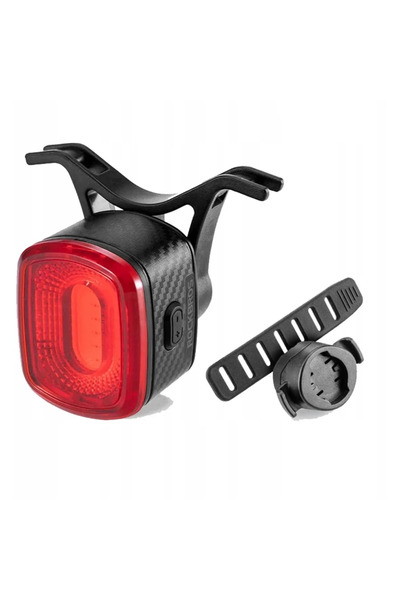 ROCKBROS Lampă spate pentru bicicletă Q2S LED USB-C - neagră