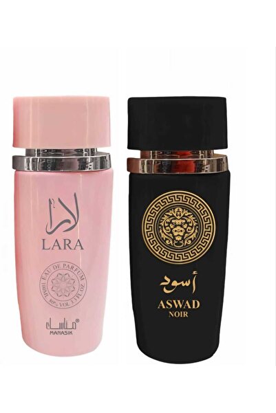 MANASIK Set 2 Parfumuri Aswad Noir & Lara Unisex 100 ml