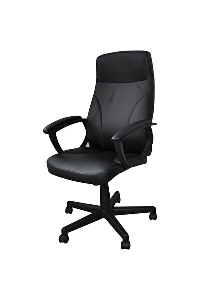 OFFICE products Scaun de birou, brate plastic, rotile, piele ecologica, Crete...