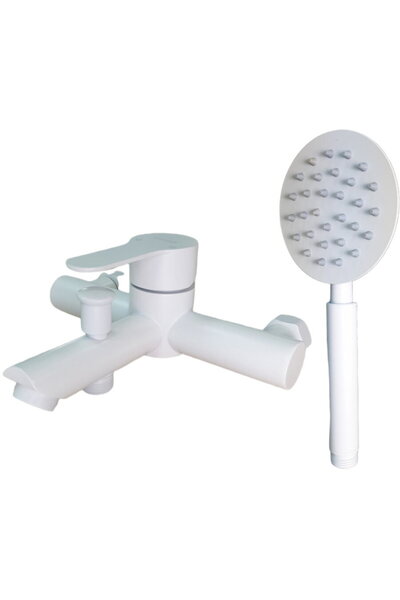 Mixxus DAX-009 WHITE EURO baterie baie din otel inoxidabil