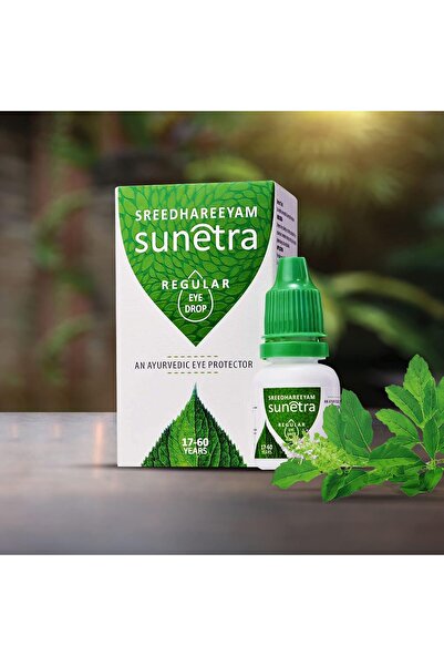 sreedhareeyam Ayurveda Sunetra Regular Herbal Eye-drops (17-60 Years Age)