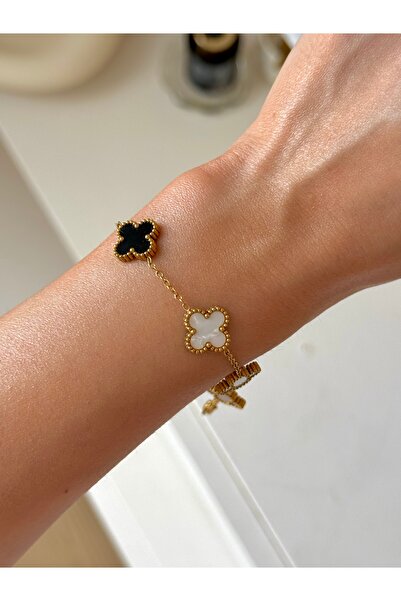 YOUES JEWELRY 316L Steel Bracelet Women Men Unisex Bracelet Double Sided