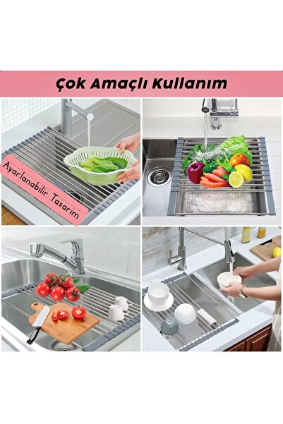 Empressco Katlanabilir Karavan ve Tiny House Sebze Meyve Kurutmalık Bulaşıklık