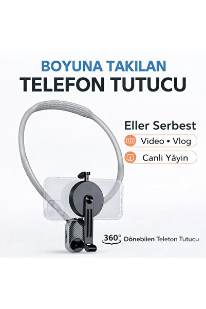 Bubitechh Boyuna Takılan Telefon Tutucu Stand – Vlog ve Video Çekim Aparatı