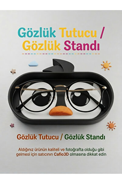 3D Penguin Glasses Holder, Eyeglass Stand, Glasses Tray Fun Organizer
