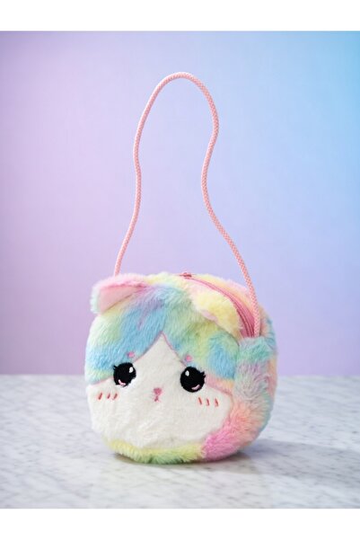 Mollycrush Devojčice šarene Pliš Torba slatke mačka figuri Mekane teksture na...