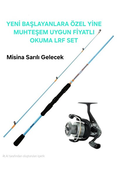 Okuma Fuel Spin 2.13m 0-8g Lrf Kamışı+Revenger 25 FD LRF Spin Olta Makinesi 1BB