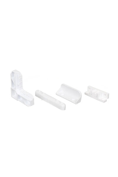 OEM Mosquito net accessory set, for door, plastic, white