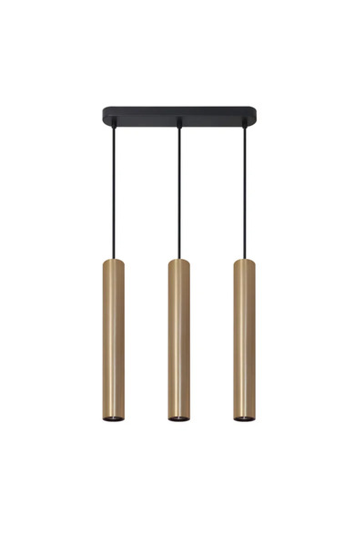 OEM Κρεμαστό φωτιστικό Lungamore, 3 x GU10, 10 W, μαύρο-χρυσό