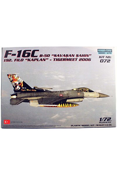 Hobbytime 072 1/72 Ölçek, F-16C B-50 Savaşan Şahin, Tigermeet 2006, Kaplan 19...