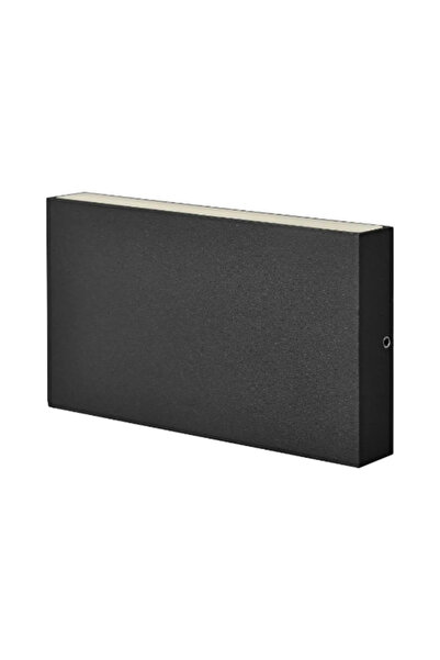 OEM Chicago LED wall light, 2 x 5 W, 1120 lm, neutral light, IP54, black