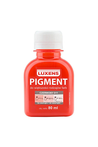 Luxens Пигмент червен 11, 80 мл, за интериор/екстериор