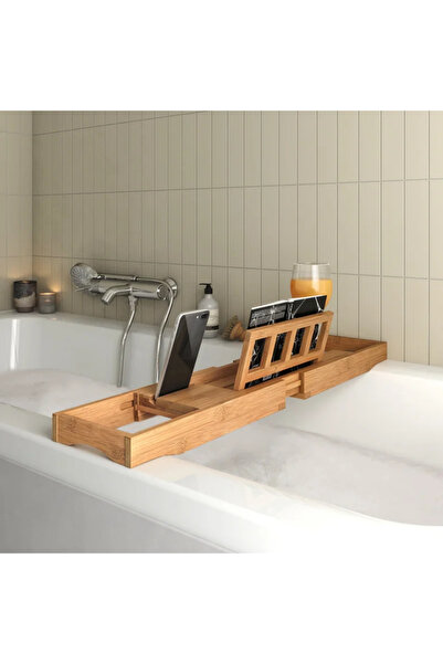 sensea Ράφι μπανιέρας Sensea, 67,5 x 15 x 4,5, Μπαμπού