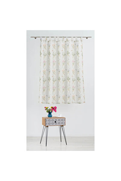 OEM Kitchen curtain 140 x 160 centimeters Cassia, with ties, multicolor