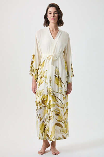 Penyemood Patterned Kimono Robe Set