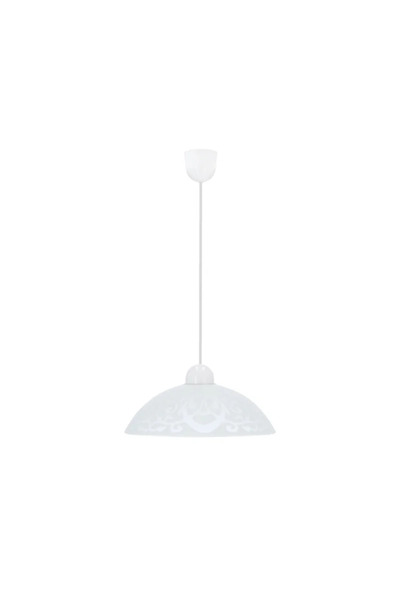 OEM Κρεμαστό φωτιστικό Bronte, 1 x E27, 60 W, λευκό