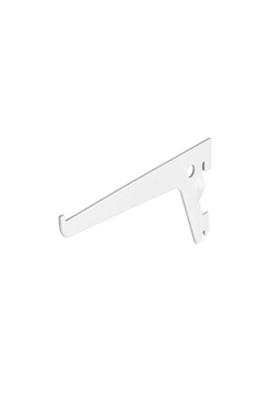 OEM Απλή στήριξη ραφιού σε ράγα, 150 mm, λευκό