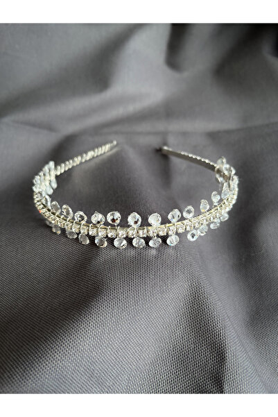 ERYA aksesuar Crystal Stone Bridal Crown – Zircon Shiny Stone Maternity Crown...