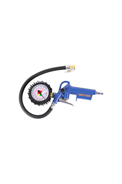 Dexter Dexter air gun, aluminum, with pressure gauge, max 12 bar