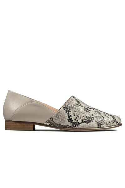 CLARKS Pantofi damă - Pure Tone - mărime 35,5 - Piele imprimeu șarpe - Cushio...