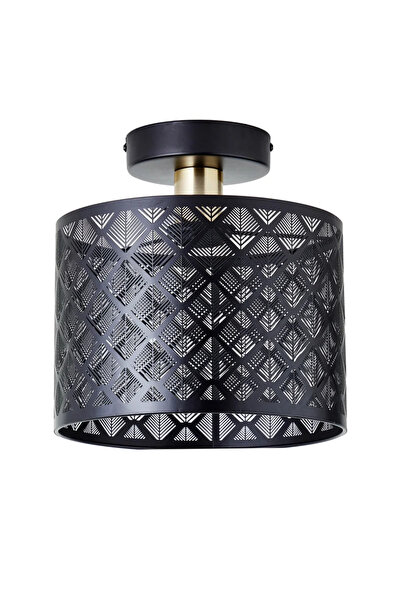 Inspire Таванна лампа Galati, 1 x E27, 60 W, D 25 см, черна