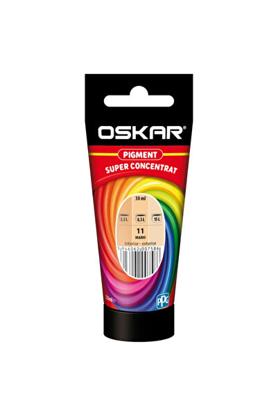OEM Пигмент Oskar кафяв, 30 мл, за вътрешна/външна употреба