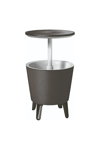 OEM Τραπέζι με σέικερ, Cool Bar, Ø 50 cm, Υ 57/84 cm, γκρι