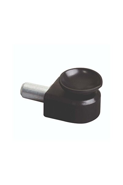 OEM Suport polita sticla, 5 mm, cupa cauciuc, negru (set 8 buc)