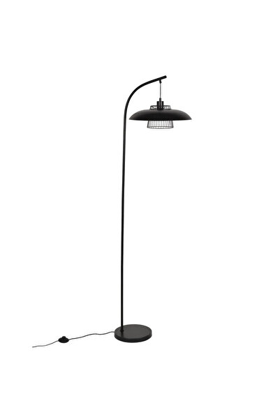 Inspire Lampadar Sitio, 1 x E27, 60 W, H 166 centimetri, negru