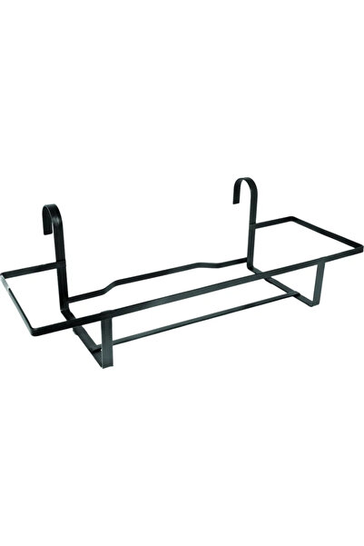 OEM Βάση γλάστρας με κρεμάστρες, γενικής χρήσης, μεταλλική, 59 x 17 cm, μαύρη