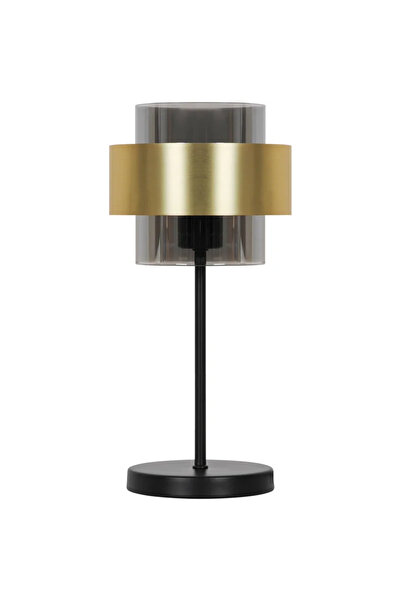 Inspire Επιδαπέδιο φωτιστικό Croon, 1 x E27, καπνιστό/χρυσό