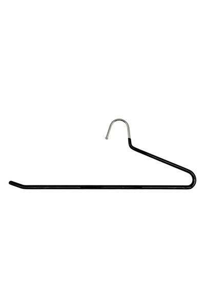 Spaceo Μεταλλική κρεμάστρα παντελονιών Spaceo, μήκος 36 cm, μαύρη