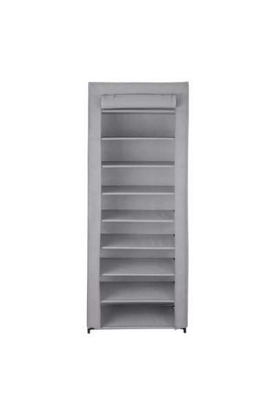 Spaceo Οργανωτής παπουτσιών Granit 3, 160 x 60 x 35 cm, ύφασμα, γκρι