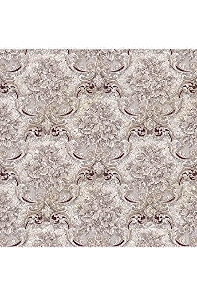 OEM Ταπετσαρία τοίχου βινυλίου με διογκωμένο σχέδιο, κλασικό σχέδιο, καφέ, ρο...