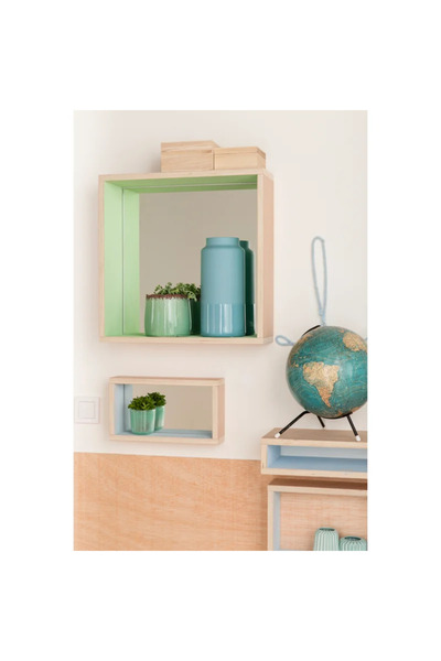 sensea Απλός καθρέφτης μπάνιου Poli, 45 x 45 εκ.