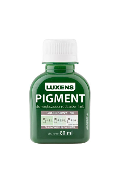 Luxens Зелен пигмент 18, 80 мл, за интериор/екстериор