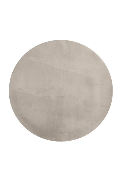 Inspire Χαλί Bianca Moon 4, απομίμηση γούνας κουνελιού, Πολυεστέρας, Ø 100 cm...